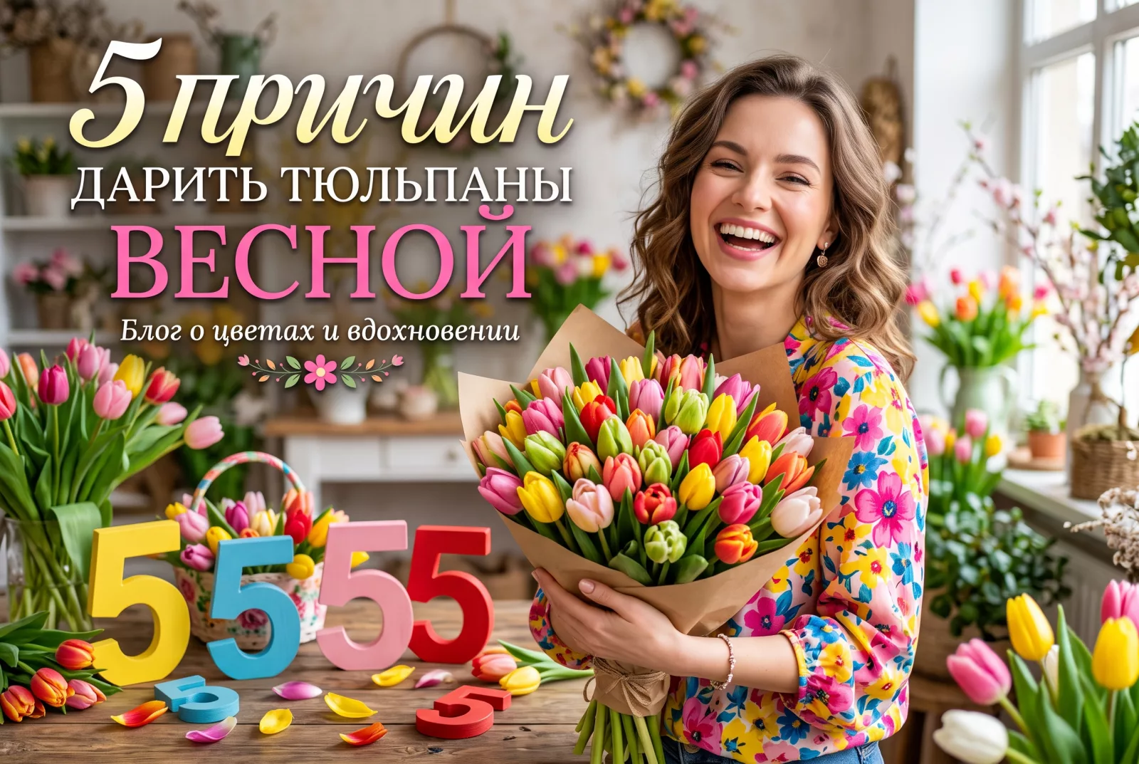 5 причин дарить тюльпаны весной