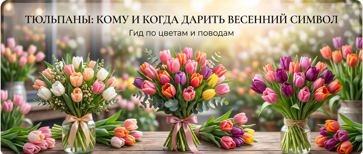 Тюльпаны: кому и когда дарить весенний символ
